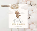 This cute teddy bear baby shower welcome sign is a great way to greet guests at your next party. Our foam boards entrance signs are sturdy; available in various sizes for all special events, such as a baby sprinkle, birthday partys or bridal showers.