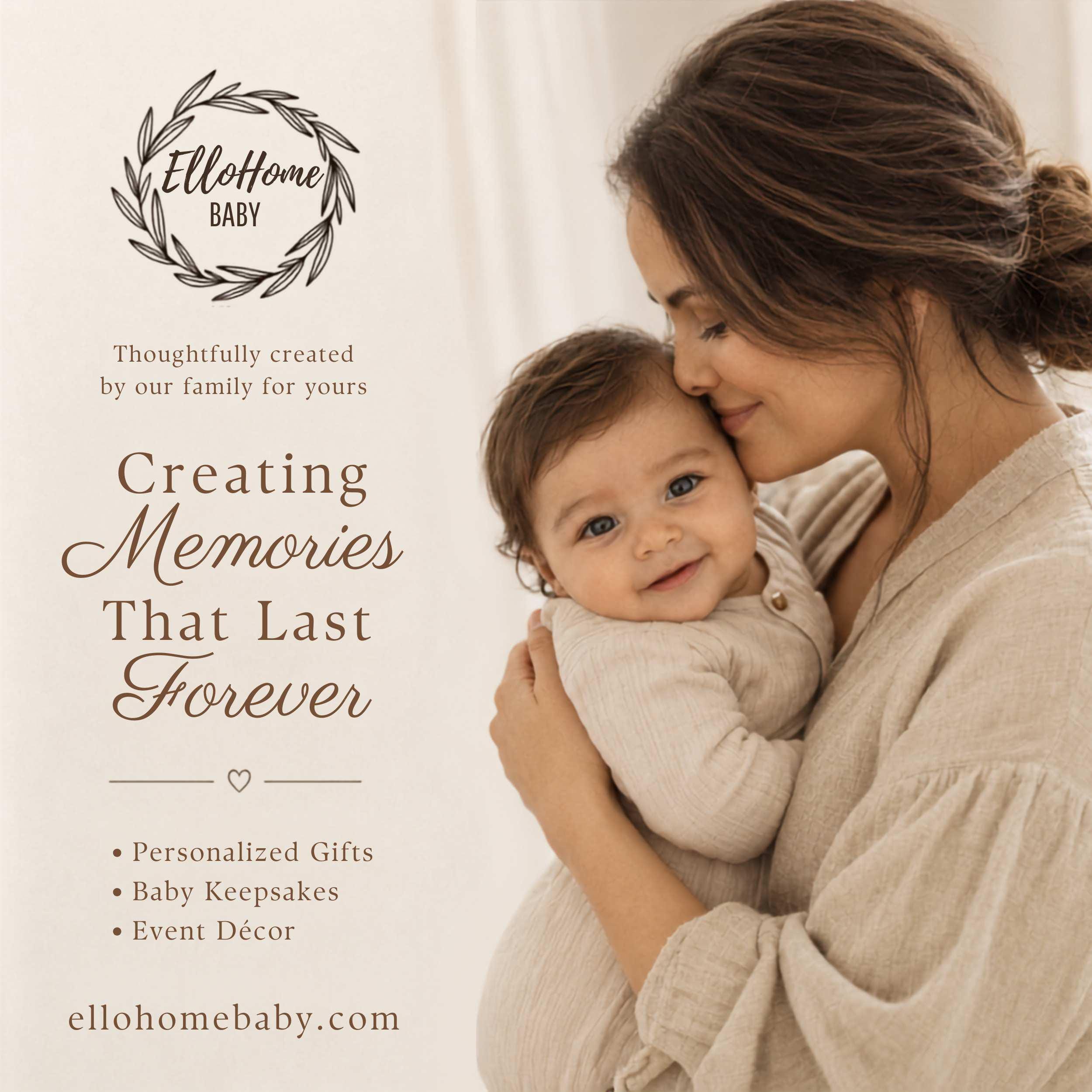 ELLO HOME BABY Milestone Blankets help parents create memories that last Forever. Custom personalized blankets, minky blankets, vintage woven blankets, baby keepsakes and baby shower gifts.
